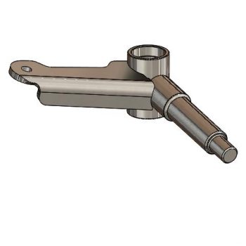 Steering knuckle long L, double bearings, 2017