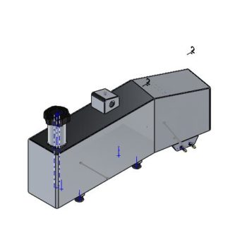 Bensintank aluminium 10 L