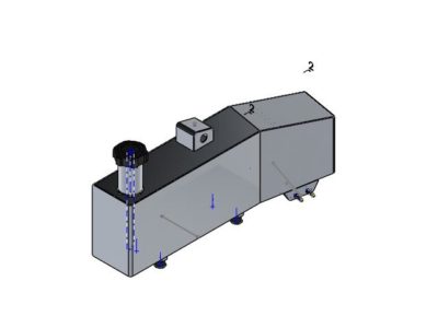 Bensintank aluminium 10 L