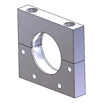 Housing alu divideable, 10mm