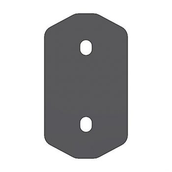 Cover plate plastic 130x75, Stinger/Shark