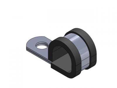 Rubber clevis 29 mm