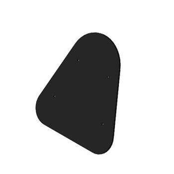 Plastbakstycke nackskydd