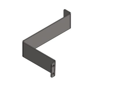 Bracket side tank - rear